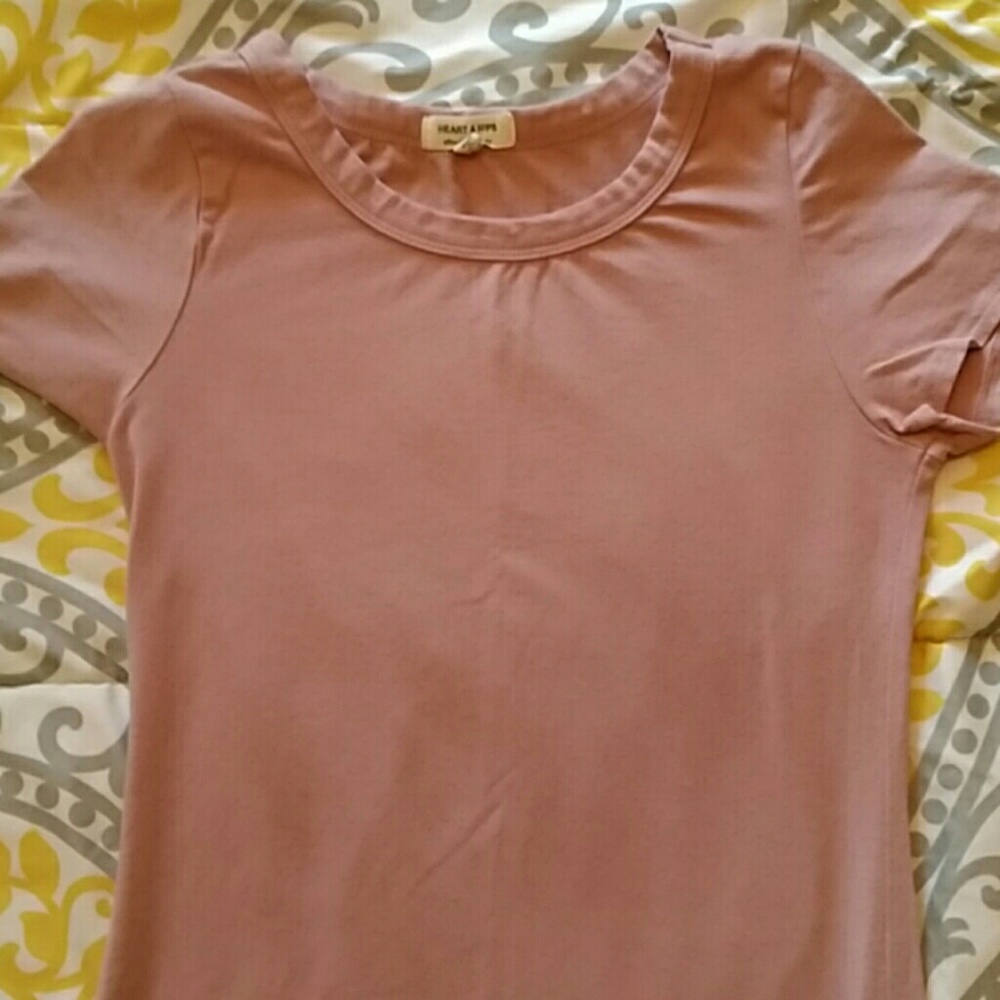 Pastel fitted T shirt dress M